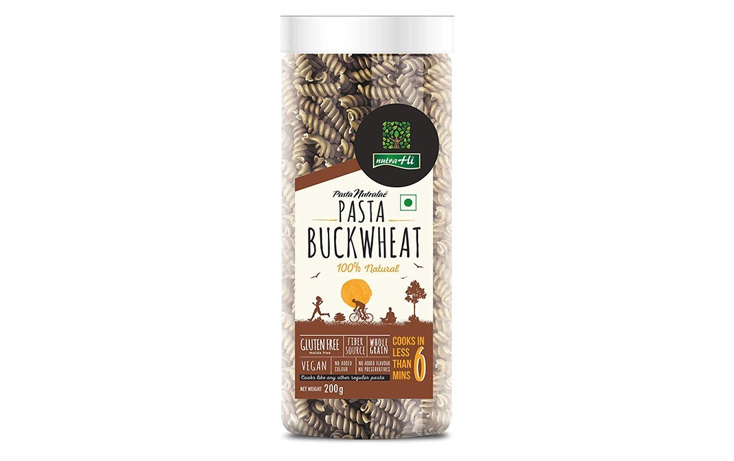Nutra Hi Buckwheat Pasta    Plastic Jar  200 grams